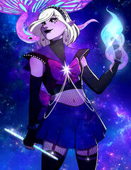 Drow Glamour Bard/Fey Warlock; 2020